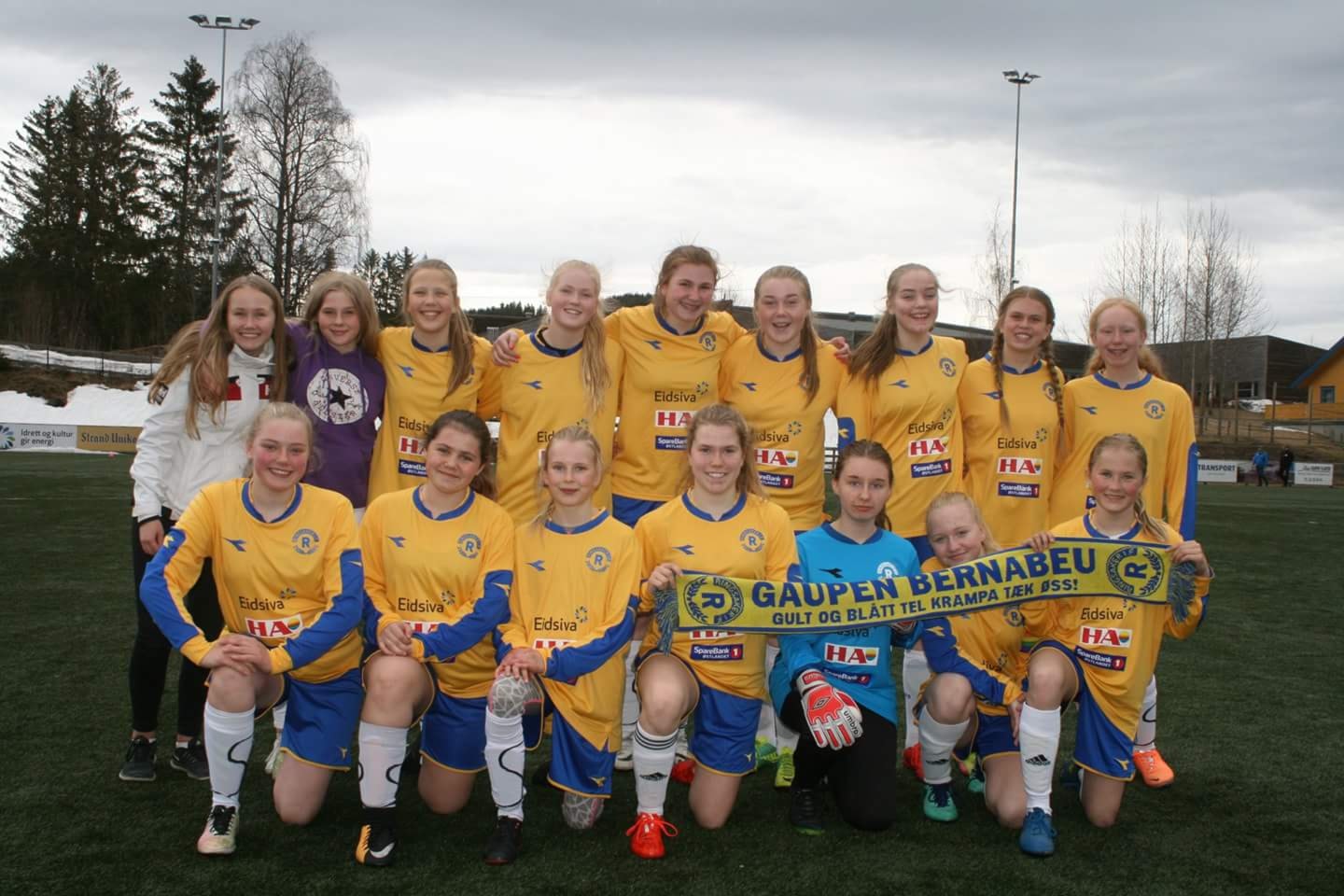 Møt opp på Gaupen Bernabeu kl18.00 i kveld og se Ringsaker J14 mot Ridabu.